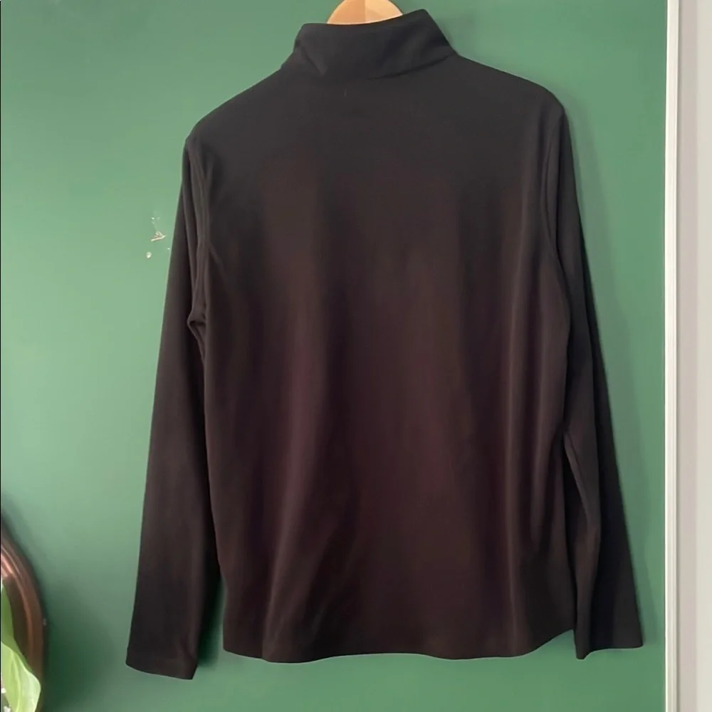 Killtec 1/4 Zip Black Fleece Men's M Ski Winter Warm Cozy Soft